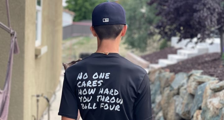 No one cares how hard you throw ball four